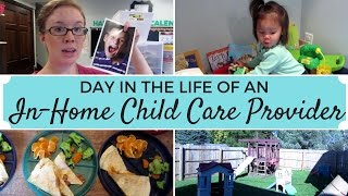 Day in the Life of an InHome Child Care Provider [upl. by Leerzej]