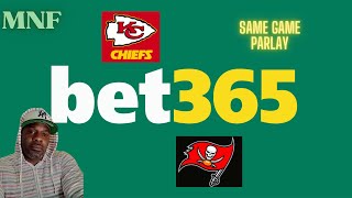 My Picks For MNF Chiefs vs Bucs Same Game Parlay [upl. by Cinom259]