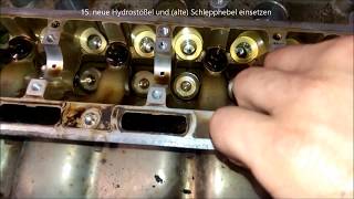 Opel CCorsa 12 Z12XE Hydrostößel hydraulische Abstützelemente wechseln DIY [upl. by Matland]