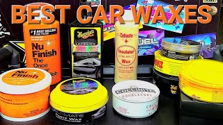 WAX The BEST Car Waxes Tested  Top Carnuaba amp Polymer Waxes No Ceramics [upl. by Aicemaj]