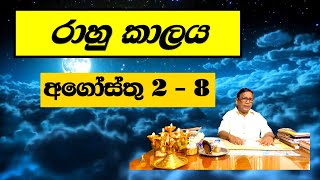 Rahu Kalaya 2021  රාහු කාලය 2021  අගෝස්තු 2  8  Nandana Viduruwan  August 2021 [upl. by Fortunio]