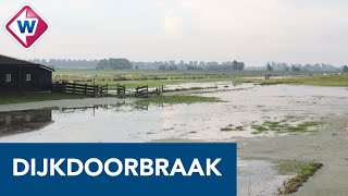 Dijkdoorbraak in Reeuwijk [upl. by Notfa]