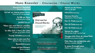 Hans Koessler Chorwerke  Choral Works  Cantabile Regensburg AudioSampler [upl. by Fleisher942]