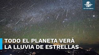 Despide el año con una lluvia de estrellas ¿cuándo y dónde verla [upl. by Arima]