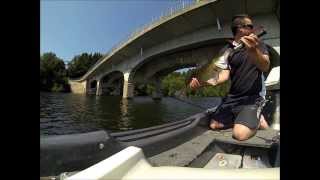 Lac de Robertville drop shot fishing [upl. by Sergu]