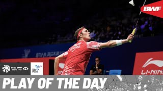 HSBC Play of the Day  Masterful net play by Viktor Axelsen [upl. by Irby945]