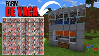 ✔️Suprema FARM DE VACA no MINECRAFT 1214 Java amp Bedrock [upl. by Wamsley]