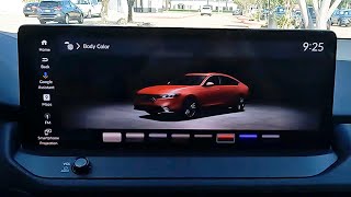 2024 Honda Accord Hybrid Tutorials  Changing The OnScreen Accord Color [upl. by Areema]