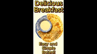 An ideal delicious breakfast Bolani cooking طرزتهیه بولانی [upl. by Ocimad]