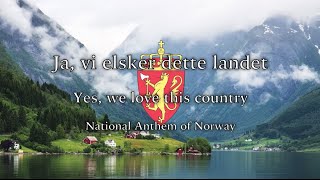 National Anthem Norway  Ja vi elsker NEW VERSION [upl. by Publia]