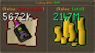 Runescapes Rarest UNTRADABLE Item Has Been SECRETLY TRADABLE for 8 YEARS [upl. by Nnaacissej]