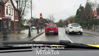 South Yardley Driving Test Route 3  South Yardley Birmingham England [upl. by Hallette]