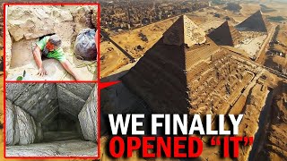 Scientists Finally Opened The Secret Chamber Inside Egypts Great Pyramid [upl. by Ymmor262]