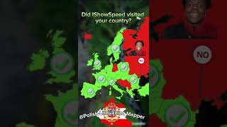 Did IShowSpeed visited your country mapper history shorts edit [upl. by Edmead]