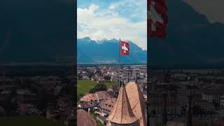 Switzerland An amazing part of Switzerland Music for relaxation shorts shortvideo [upl. by Dawes969]