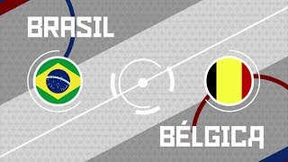 BRASIL x BÉLGICA saiba o que ESPERAR do JOGÃO na COPA [upl. by Annaigroeg]