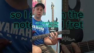 Dominant 7 arpeggio in 3 octaves easy guitar exercise to master the fretboard [upl. by Enomaj405]