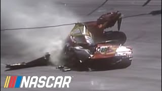 Michael Waltrip Crash at Bristol Motor Speedway  Official Footage  NASCAR [upl. by Eatnoid64]