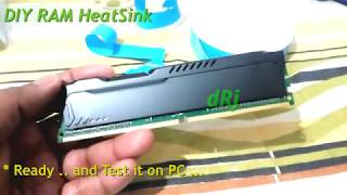 DIY Attach DDR4 RAM HeatSink [upl. by Nason]