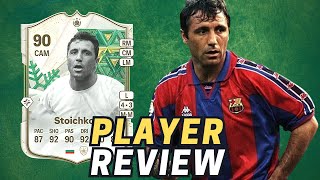 Hristo Stoichkov Winter Wildcards ICON EAFC 24 REVIEW [upl. by Aicyla396]