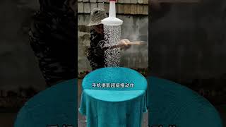 slow motion effect video water slowmotion youtubeshorts asmr [upl. by Wendye406]