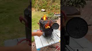 Can banana peels and orange peels also be used as combustible fuelsautomobile woodstove fire [upl. by Briny]