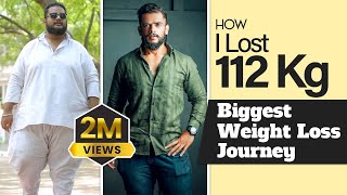 Biggest Fat Loss Transformation Story Junaid Jamadar I How I Lost 112 Kg I Fat to Fit  OMH [upl. by Roinuj869]