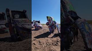 Cadillac Ranch Amarillo TX route66​ roadtrip​ cadillacranch carlife carcamping suvcamping [upl. by Sezen]