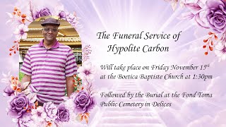 The Funeral Service of Hypolite Carbon [upl. by Acitel126]