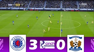 Rangers vs Kilmarnock 30  Scottish Premiership 202324  Match Highlights [upl. by Iralam960]