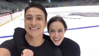 Tessa Virtue and Scott Moir announce their retirement [upl. by Katinka]