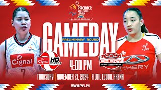 CIGNAL vs CHERY TIGGO  Full Match  Preliminaries  202425 PVL AllFilipino Conference [upl. by Siron959]