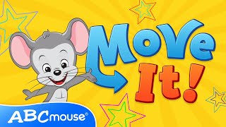 Lets Do Jumping Jacks 🕺 ABCmouse Move It  Brain Breaks for Kids 🧠 🎶 [upl. by Ellerrehs]