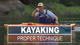 Proper Technique for Paddling a Kayak [upl. by Spiegelman290]