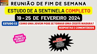 Como uma jovem pode se tornar uma cristã madura RESPOSTAS Estudo de a sentinela 1925 de fevereiro [upl. by Kernan]