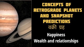 Concept of Retrograde planets and snapshot predictions 🪐🌔 retrograde astrology [upl. by Eniamzaj]