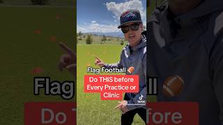 Youth Flag Football Tutorial  Do THIS for a Successful Practice  New Coaches flagfootball shorts [upl. by Herbert]