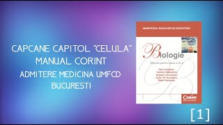 Detalii CELULA  ADMITERE MEDICINA CORINT 1 [upl. by Nnairrek]