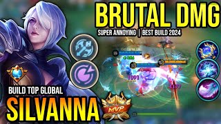 SILVANNA BEST BUILD 2024  BUILD TOP GLOBAL SILVANNA GAMEPLAY  MOBILE LEGENDS✓ [upl. by Nahseez]