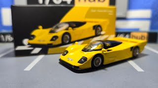 Sparky x Tiny 164 Porsche Dauer 962 Le Mans  Yellow [upl. by Ricard]