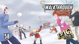 Persona 4 Golden Walkthrough  Skiing amp Snow Boarding Time [upl. by Aierbma62]