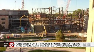 University of St Thomas arena construction to continue despite Supreme Court ruling [upl. by Bigford]