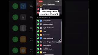 Come Registrare lo schermo su iPhone [upl. by Aimet]