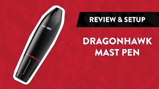 Dragonhawk Mast Pen Tattoo Machine  Review amp Setup [upl. by Toft]