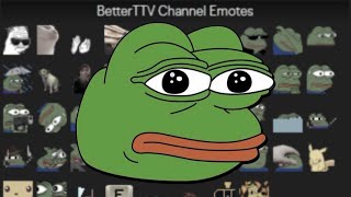 How to use BetterTTV Emotes for TWITCH with Bttv Emote List [upl. by Annawak]