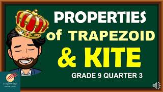 Properties of Trapezoid and Kite Midline Theorem [upl. by Welcy]