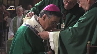 Imposition du pallium à Mgr Aupetit  Messe du 07 octobre 2018 [upl. by Seaver]