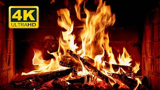 🔥 FIREPLACE 4K 12 HOURS Cozy Fireplace with Crackling Fire Sounds Fireplace 4K UHD 60FPS [upl. by Riccio770]