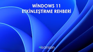 Windows 11 Pro Etkinleştirme Rehberi  LisansON [upl. by Ttezil605]