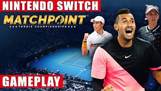 Matchpoint  Tennis Championships Nintendo Switch Gameplay [upl. by Junko592]